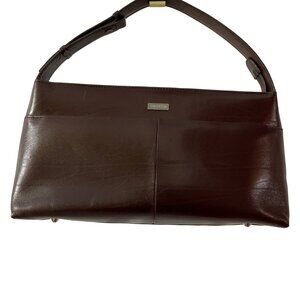 👜 Oroton Dark Brown Leather Handbag